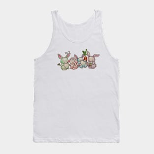 Four Bunnies of Niceities - Peace, Innocence, Plenty & Growth Tank Top